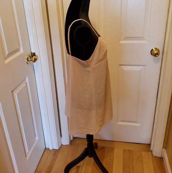 🍋For Love and Lemons Mini Length Nude V-Neck Slip - MEDIUM - Picture 3 of 11
